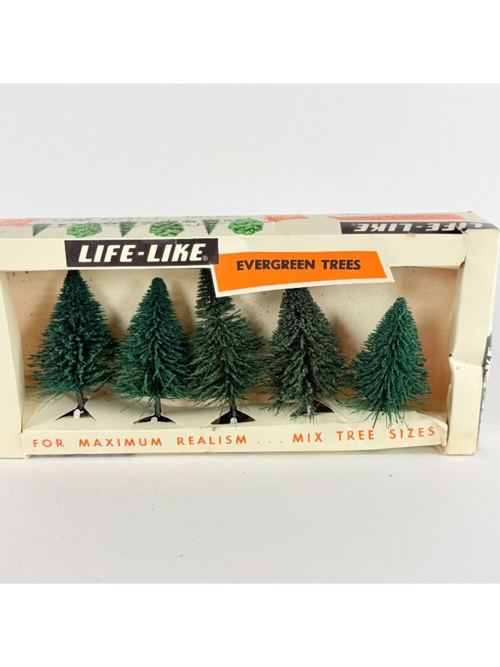 Life-Like HO scale Evergreen Trees Model Train Scenery Kit  Mixed Sizes